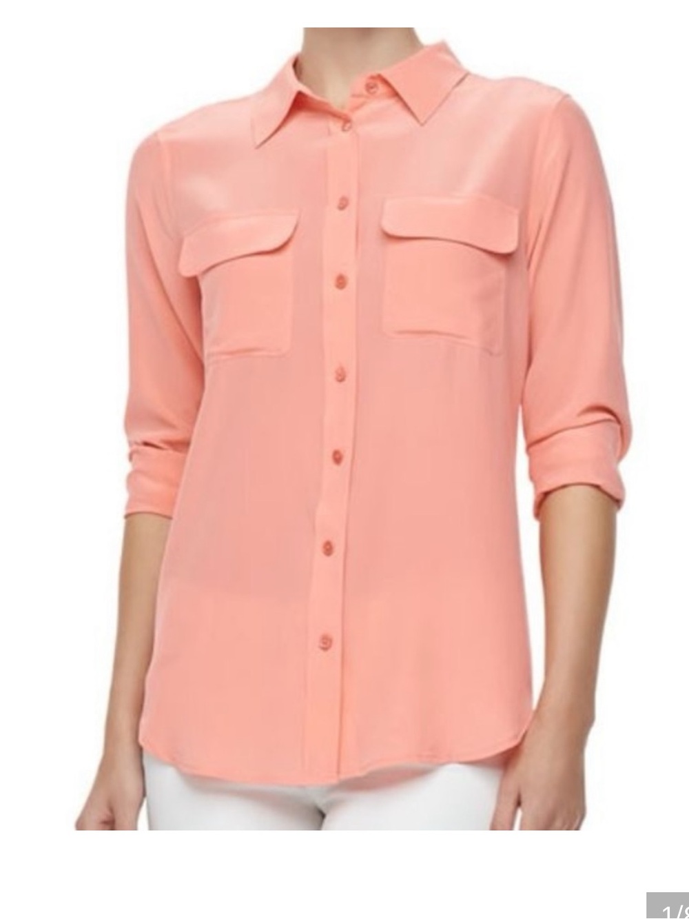 100% Silk Equipment Femme Blouse